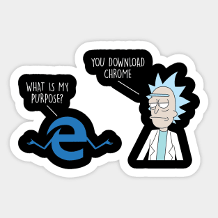 IE purpose Sticker